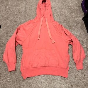 American Eagle Outfitters Coral Hoodie Sweater